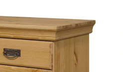 OTTO home Kommode »Rügen« zertifizietes Massivholz, mit Schubkasten und Glaseinsatz