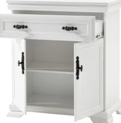 OTTO home Kommode »Royal, Schrank im Landhausstil, Wohnzimmerschrank, Mehrzweckschrank« Metallgriffe, ausreichend Stauraum, vielseitig einsetzbar, 88 cm breit