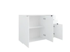 OTTO home Kommode »THALIAANA Sideboard mit 3 Türen und 2 Schubladen, Breite 120 cm« Schrank in 3 Farben erhältlich, schwarze Metallgriffe, viel Stauraum