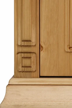 OTTO home Kommode »Vinales, mit 2 Schubläden, 2 Türen und Messinggriffe im Jugendstil« Messinggriffe im Jugendstil, mit Zierleisten und elegantem Sockel