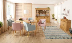 OTTO home Kommode »Vinales, mit 2 Schubläden, 2 Türen und Messinggriffe im Jugendstil« Messinggriffe im Jugendstil, mit Zierleisten und elegantem Sockel