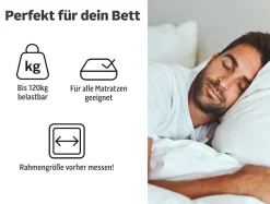 OTTO home Lattenrost »Lattenrost Glomma NV, 90x200, 140x200 cm und weiteren Größen« Lattenrost für alle Matratzen, & Selbstmontage, langlebig, ergonomisch