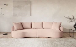 OTTO home Loungesofa »Sana, Bigsofa, Megasofa, organische Form, Breite 296 cm« Loungesofa mit Wellenunterfederung
