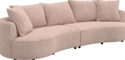 OTTO home Loungesofa »Sana, Bigsofa, Megasofa, organische Form, Breite 296 cm« Loungesofa mit Wellenunterfederung
