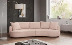 OTTO home Loungesofa »Sana, Bigsofa, Megasofa, organische Form, Breite 296 cm« Loungesofa mit Wellenunterfederung