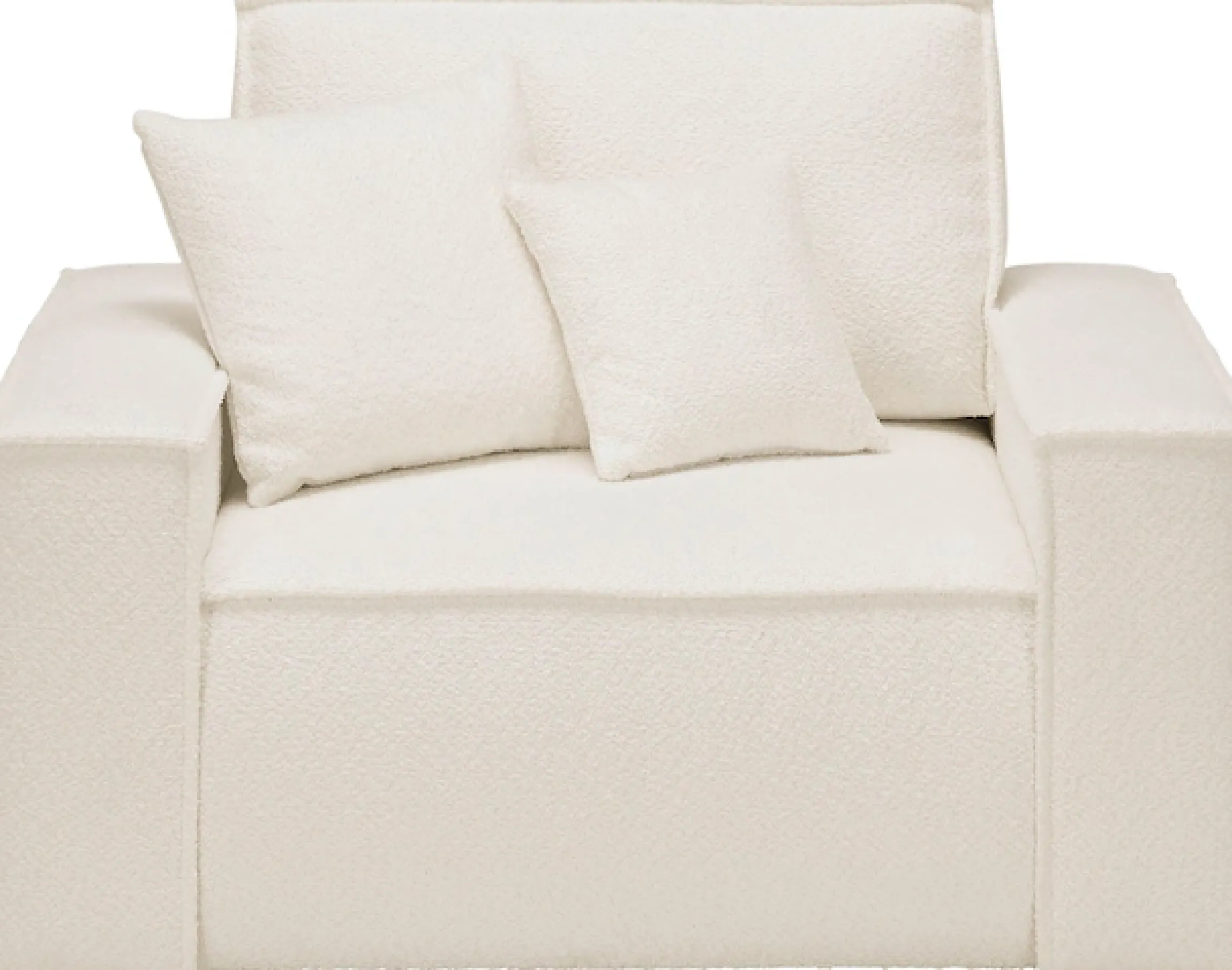 OTTO home Loveseat »FINNLEY Bouclé, XXL-Sessel, Lesesessel, inkl. Zierkissen« 1 Stk. tlg. verfügbar in den Stoffqualitäten Bouclé, Struktur fein und Mega Cord