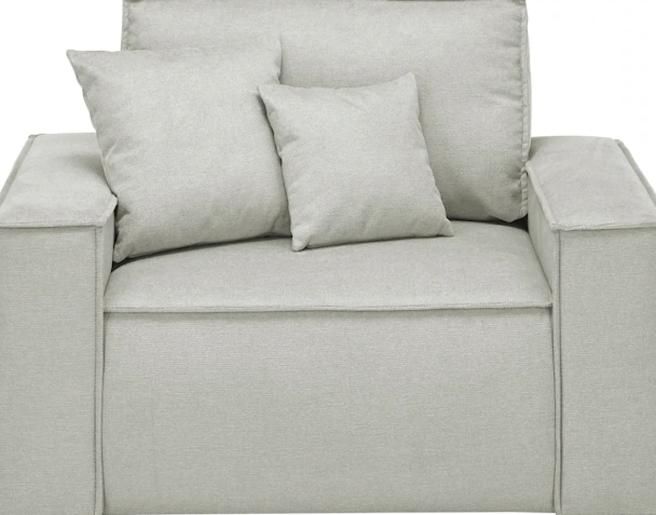 OTTO home Loveseat »FINNLEY Struktur fein, XXL-Sessel, Lesesessel, inkl. Zierkissen« 1 Stk. tlg. verfügbar in den Stoffqualitäten Bouclé, Struktur fein und Mega Cord
