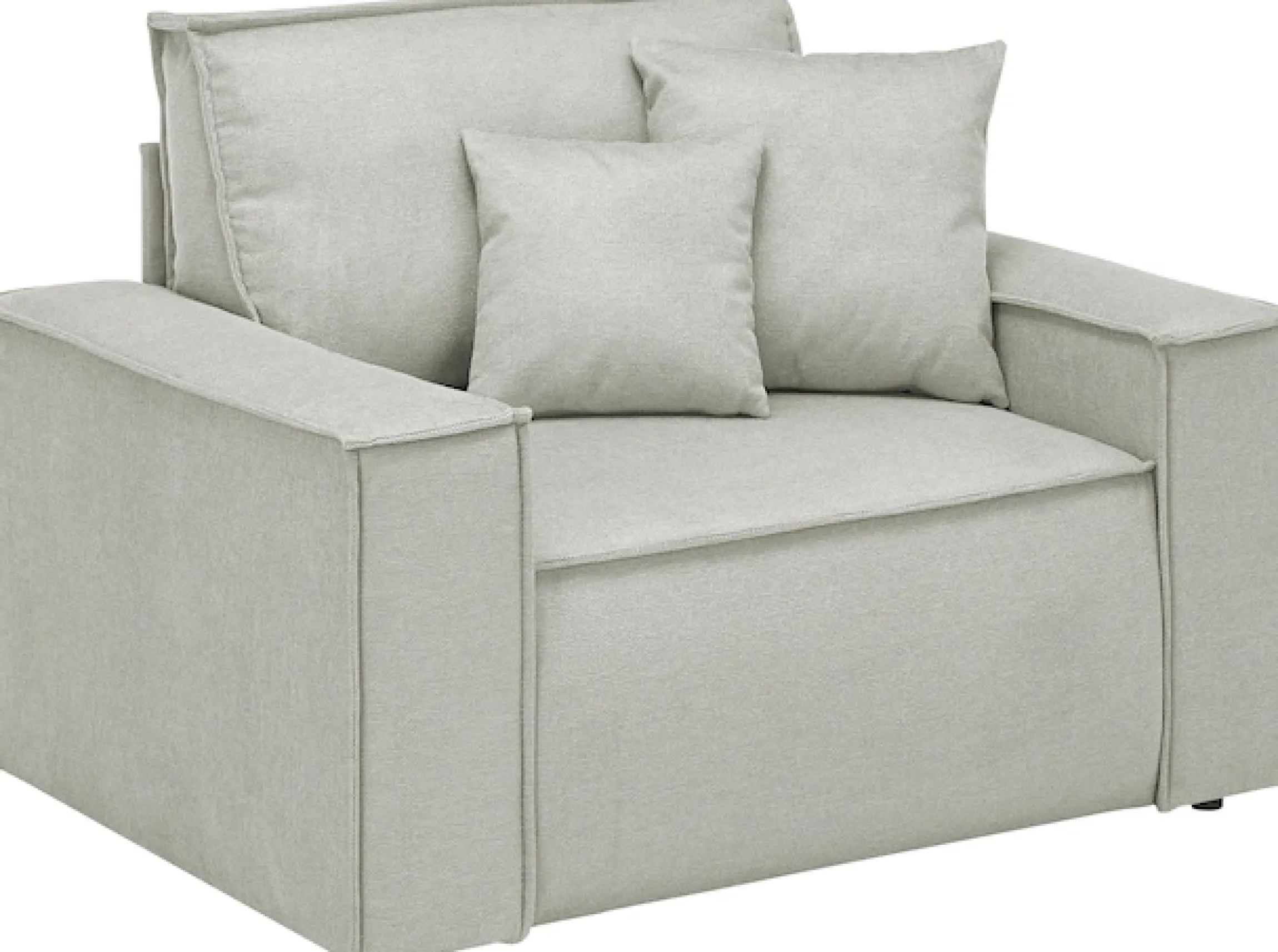 OTTO home Loveseat »FINNLEY Struktur fein, XXL-Sessel, Lesesessel, inkl. Zierkissen« 1 Stk. tlg. verfügbar in den Stoffqualitäten Bouclé, Struktur fein und Mega Cord