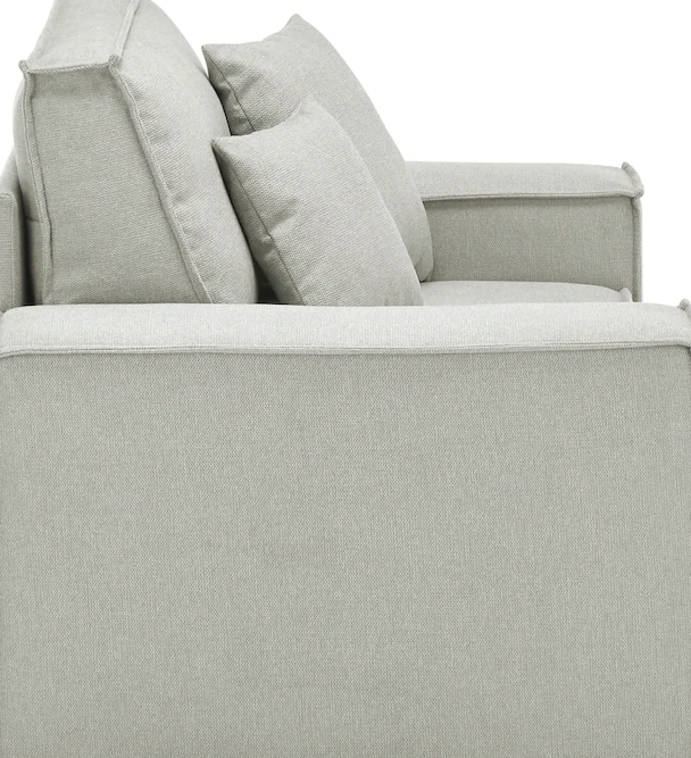 OTTO home Loveseat »FINNLEY Struktur fein, XXL-Sessel, Lesesessel, inkl. Zierkissen« 1 Stk. tlg. verfügbar in den Stoffqualitäten Bouclé, Struktur fein und Mega Cord