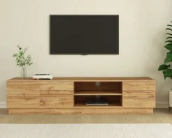 OTTO home Lowboard »Angers« Lowboard mit Push-to-open und Kabeldurchführung, Breite 200 cm