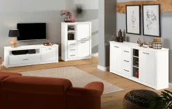 OTTO home Lowboard »Celia« Kommode mit einer schönen Holzstruktur und edlen Metallgriffen