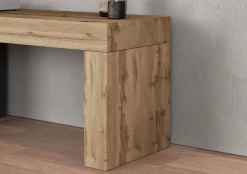 OTTO home Lowboard »Chronos TV-Board, TV-Schrank« Breite verstellbar von 180 bis 260 cm, 1 Stk. tlg. Breite 220 cm TV-Board,Lowboard,1 Klappe und ein L-Förmiger Aufsatz