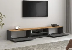 OTTO home Lowboard »Garda,TV-Kommode,TV-Möbel,TV-Bank, stehend und hängend« stehend und hängend mit 2 Klappen, 1 Einlegeboden, Breite 210 cm
