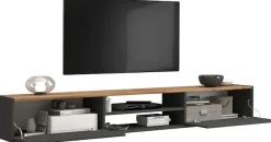 OTTO home Lowboard »Garda,TV-Kommode,TV-Möbel,TV-Bank, stehend und hängend« stehend und hängend mit 2 Klappen, 1 Einlegeboden, Breite 210 cm