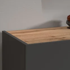 OTTO home Lowboard »Garda,TV-Kommode,TV-Möbel,TV-Bank, stehend und hängend« stehend und hängend mit 2 Klappen, 1 Einlegeboden, Breite 210 cm