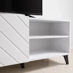OTTO home Lowboard »HOLLY 1.5, TV-Board, TV-Kommode, TV-Schrank, TV-Unterschrank, TV-Möbel« Modernes lackiertes Hochglanz TV-Board, grifflos, Breite 150 cm