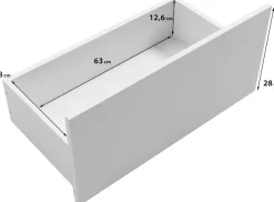 OTTO home Lowboard »Kenia« 1 Stk. tlg. 2 Türen, 2 Schubladen, Breite 180 cm, höhenverstellbare Einlegeböden