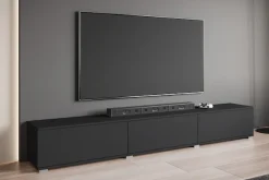 OTTO home Lowboard »Kenia TV-Schrank, 220 cm breit, mit 3 Klappen« 1 Stk. tlg. Stand- oder Hängemontage, stilvolles Design