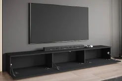 OTTO home Lowboard »Kenia TV-Schrank, 220 cm breit, mit 3 Klappen« 1 Stk. tlg. Stand- oder Hängemontage, stilvolles Design