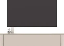 OTTO home Lowboard »Lido, 181 cm breit, 1 Klappe, TV-Schrank, TV-Kommode, Medienboard« Formgebogenes MDF, Stirnseiten Rundung, Push-to-open, hängend/stehend
