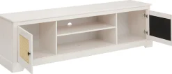 OTTO home Lowboard »Linda« Kommode mit Weidetürenfronten, schönen Metallgriffen, Breite 175 cm