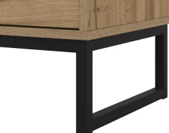 OTTO home Lowboard »Loft, Breite 208,5 cm, TV-Board mit 4 Klappen, Metallkufen« TV-Kommode mit viel Stauraum, push-to-open-Funktion