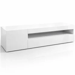 OTTO home Lowboard »LORENZO 1, TV-Board, TV-Kommode, TV-Schrank, TV-Unterschrank, TV-Möbel« Modernes lackiertes Hochglanz TV-Board, grifflos, Breite 155 cm