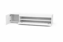 OTTO home Lowboard »LORENZO 1, TV-Board, TV-Kommode, TV-Schrank, TV-Unterschrank, TV-Möbel« Modernes lackiertes Hochglanz TV-Board, grifflos, Breite 155 cm