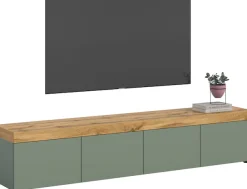 OTTO home Lowboard »MAMBO, TOPSELLER!, Breite 200 cm, 4 Klappen, 4 Fächer« 1 Stk. tlg. Lowboard, TV Unterschrank, Tv-Schrank, Wohnzimmer