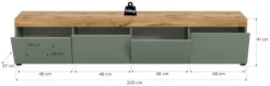 OTTO home Lowboard »MAMBO, TOPSELLER!, Breite 200 cm, 4 Klappen, 4 Fächer« 1 Stk. tlg. Lowboard, TV Unterschrank, Tv-Schrank, Wohnzimmer