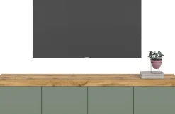 OTTO home Lowboard »MAMBO, TOPSELLER!, Breite 200 cm, 4 Klappen, 4 Fächer« 1 Stk. tlg. Lowboard, TV Unterschrank, Tv-Schrank, Wohnzimmer