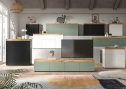 OTTO home Lowboard »MAMBO, TOPSELLER!, Breite 200 cm, 4 Klappen, 4 Fächer« 1 Stk. tlg. Lowboard, TV Unterschrank, Tv-Schrank, Wohnzimmer