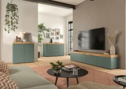 OTTO home Lowboard »MAMBO, TOPSELLER!, Breite 200 cm, 4 Klappen, 4 Fächer« 1 Stk. tlg. Lowboard, TV Unterschrank, Tv-Schrank, Wohnzimmer