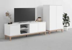 OTTO home Lowboard »Maryd« 1 Stk. tlg. Kommode, Untergestell in Holzoptik, Breite 160 cm