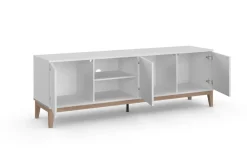 OTTO home Lowboard »Maryd« 1 Stk. tlg. Kommode, Untergestell in Holzoptik, Breite 160 cm
