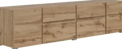 OTTO home Lowboard »Metric,Breite 195cm, grifflose Lowboard 2Klappen/2Schubkästen/2Tür« TV-Schrank mit viel Stauraum, TV-Board