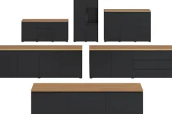 OTTO home Lowboard »Modo, Breite 200 cm, moderne grifflose TV-Kommode 3 Klappen« TV-Kommode mit viel Stauraum, TV-Bank