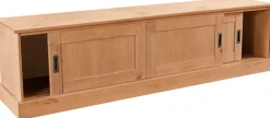 OTTO home Lowboard »Schröder« Kommode mit 3 Schiebetüren, aus massivem Kiefernholz