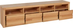 OTTO home Lowboard »Silkeborg« schöne grifflose Optik,Breite 180 cm