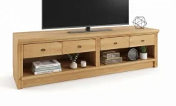 OTTO home Lowboard »Soeren TV-Kommode« B/T/H: 158/45/45 cm,aus massiver Kiefer, mit 2 Schubladen, FSC®-zertifiziert