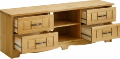 OTTO home Lowboard »Trinidad« Kommode, Breite 148 cm, mit 4 Schubladen