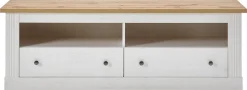 OTTO home Lowboard »Westminster, TV-Unterteil im Landhausstil, Kommode, TV-Schrank« Metallgriffe, viel Stauraum, in 2 Farben & drei Größen erhältlich