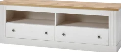 OTTO home Lowboard »Westminster, TV-Unterteil im Landhausstil, Kommode, TV-Schrank« Metallgriffe, viel Stauraum, in 2 Farben & drei Größen erhältlich