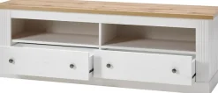 OTTO home Lowboard »Westminster, TV-Unterteil im Landhausstil, Kommode, TV-Schrank« Metallgriffe, viel Stauraum, in 2 Farben & drei Größen erhältlich