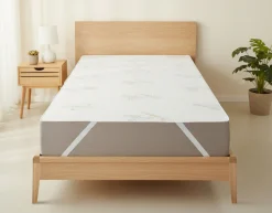 OTTO home Matratzenauflage »Bambussy,Auflage 90x200 cm, 140x200 cm und weiteren Größen,wasserdicht« (Inkontinenz), Allergiker geeignet (Hausstauballergiker), atmungsaktiv