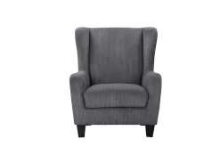 OTTO home Ohrensessel »CHILLY, Cord-Bezug, Sessel mit Hocker« Set, bestehend aus Sessel und Hocker, 2 Stk. tlg. Unser Dauertiefpreis