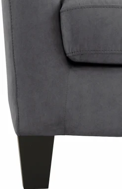 OTTO home Ohrensessel »CHILLY, Microfaser-Bezug, Sessel mit Hocker« Set, bestehend aus Sessel und Hocker, 2 Stk. tlg. Unser Dauertiefpreis