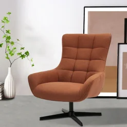 OTTO home Ohrensessel »LEMOORE - OTTO. Verlässliche Qualität.« Relaxsessel, TV-Sessel, 360° Grad drehbar, Feinstruktur