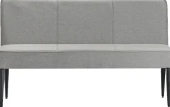OTTO home Polsterbank »Lenzrose,« Esszimmerbank, Bank,,mit Taschenfederkern, schwarzes Metallgestell, Breite 142 cm