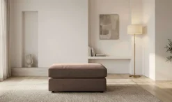 OTTO home Polsterhocker »Nivette, weiches Chenille« 95x65 cm, eine tolle Ergänzung zum Sofa